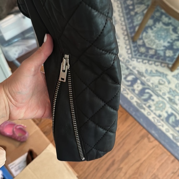 IRO Kereo Black Quilted Leather Jacket - Picture 4 of 5